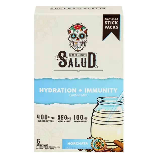Hydration + Immunity Horchata Agua Fresca Drink Mix - 6 ct