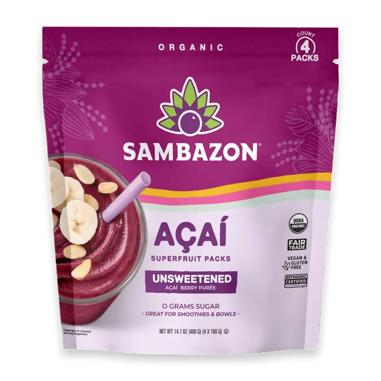 Pure Unsweetened Acai Berry Superfruit Packs