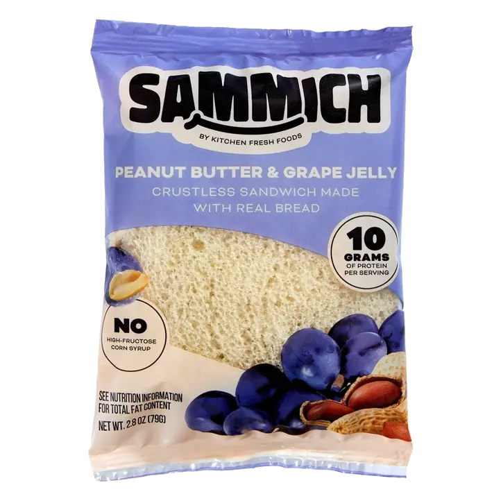 Sammich Peanut Butter & Jelly Crustless Sandwich - Grape - 2.8oz