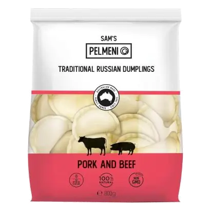 Frozen Pelmeni Beef & Pork Dumplings