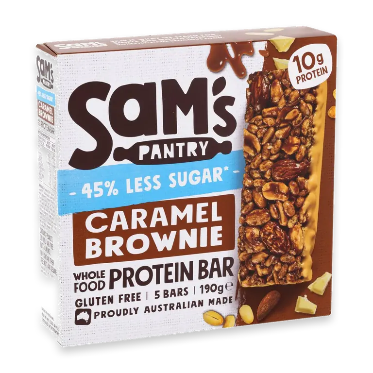 Caramel Brownie Low Sugar Protein Bars