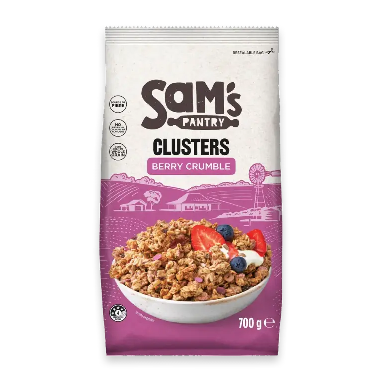 Clusters Berry Crumble