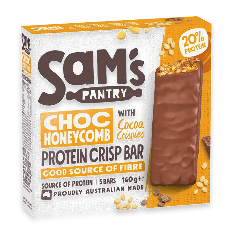 Protein Crisp Bars Choc Honeycomb