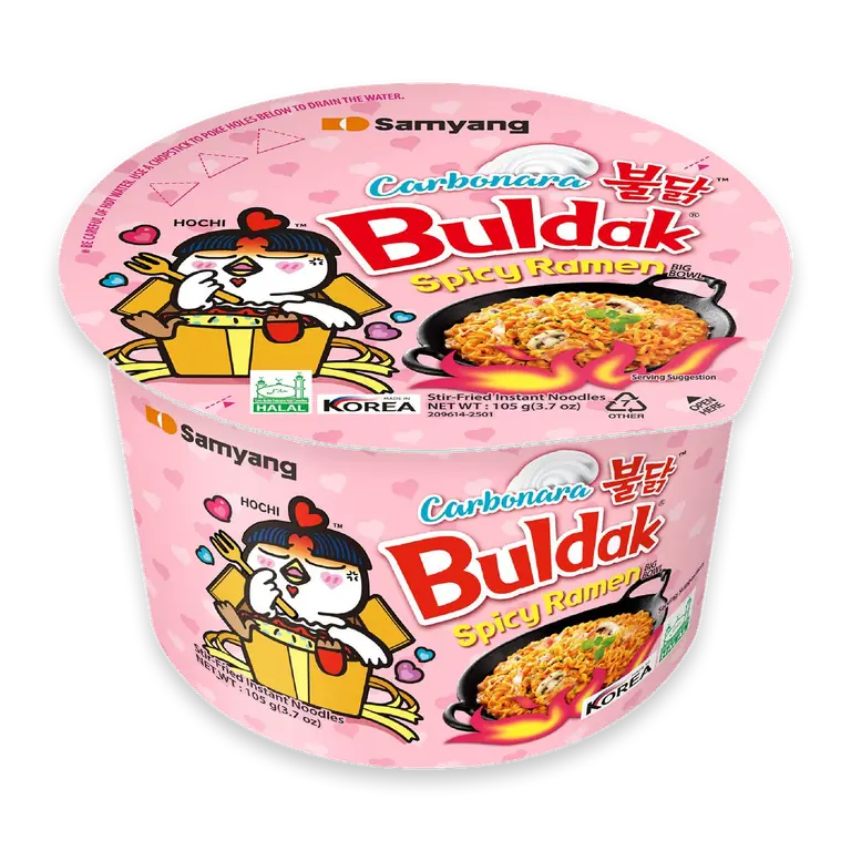 Buldak Carbonara Spicy Ramen Big Bowl