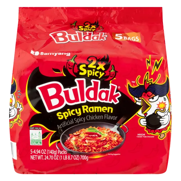 Buldak Hot Chicken Flavor Ramen Noodles - 5 ct