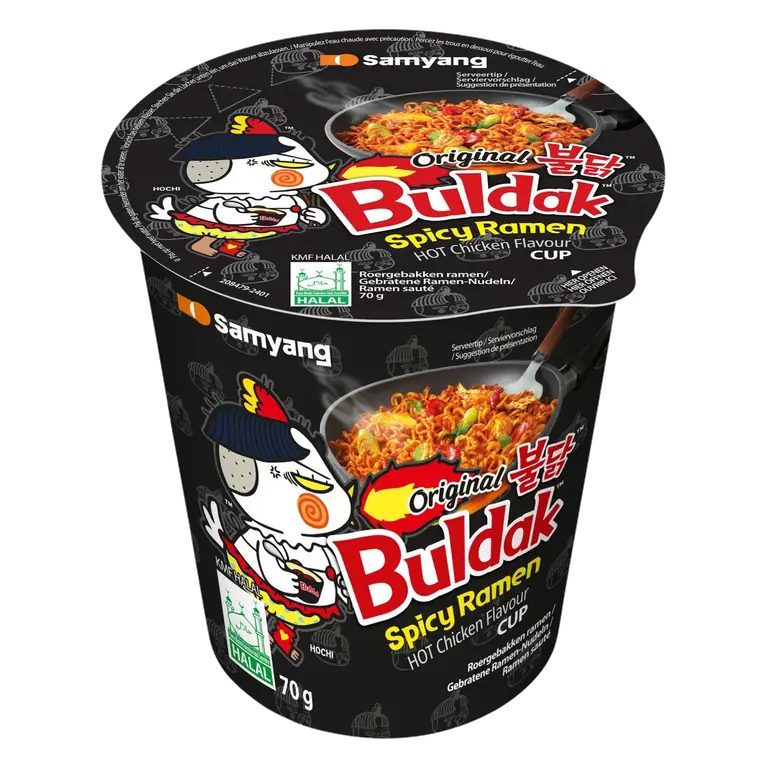 Buldak Original Hot Chicken Flavour Ramen Noodle Cup