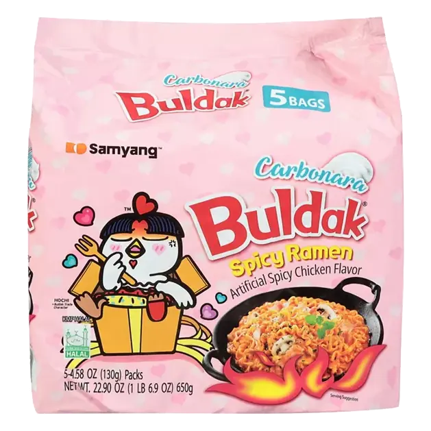 Buldak Spicy Carbonara Ramen