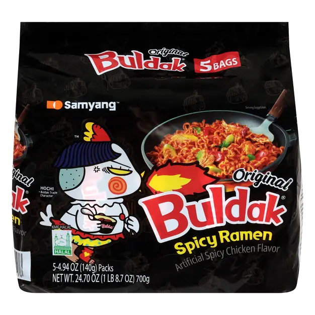 Buldak Spicy Chicken Flavor Ramen Noodles - 5 ct