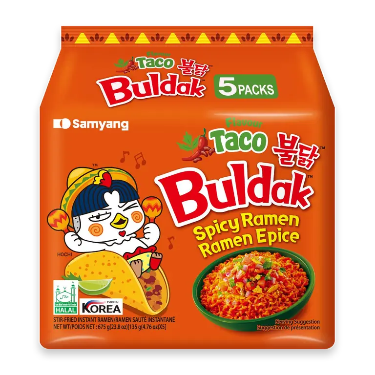 Buldak Taco Spicy Ramen