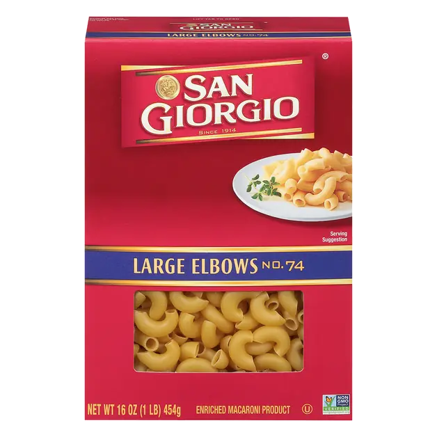 Large Elbows Macaroni Pasta