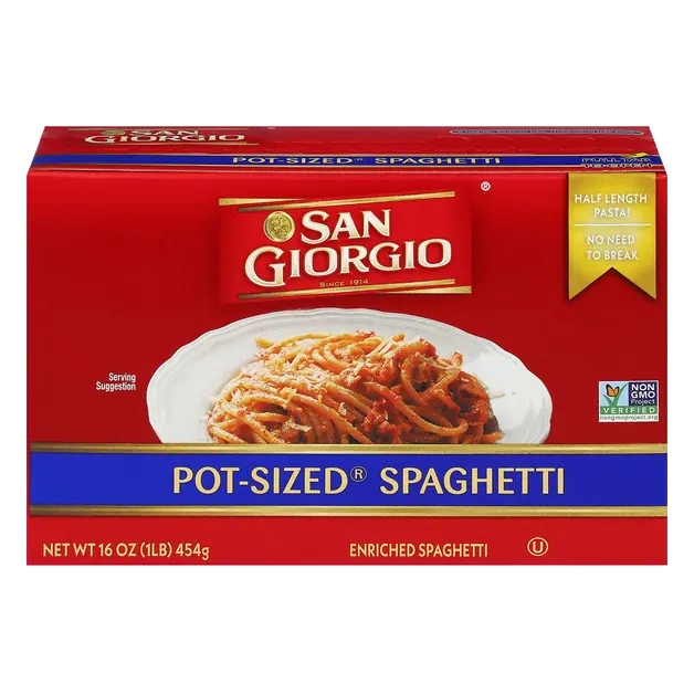 Pot-Sized Spaghetti Pasta