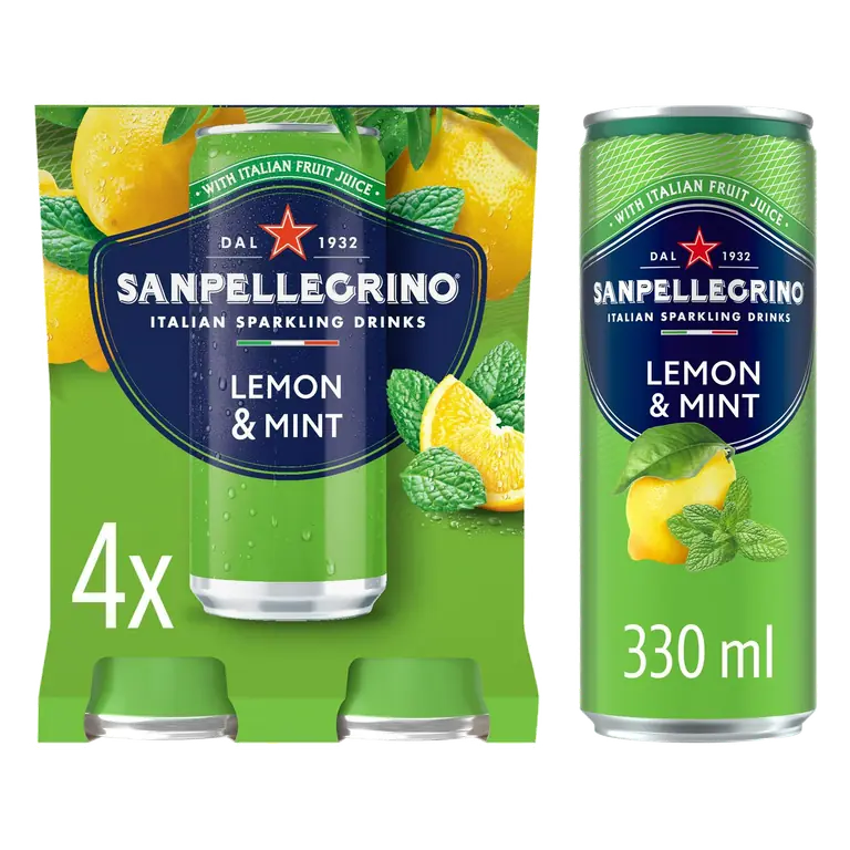 Lemon & Mint 4 x 330ml