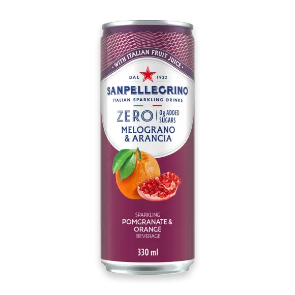 San Pellegrino Melograno Arancia Zero