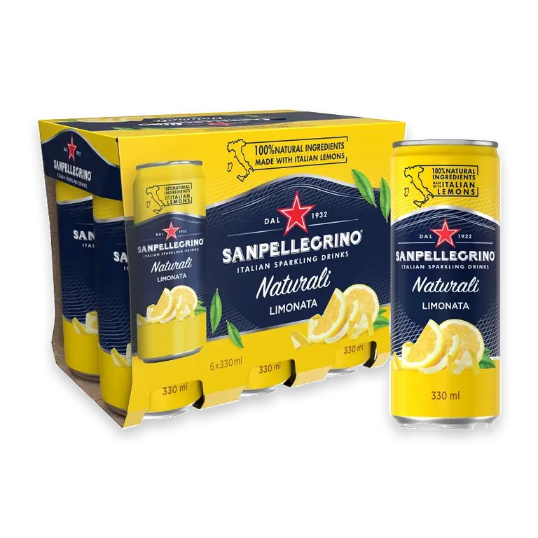 Sparkling drink Limonata 33cl 6-p