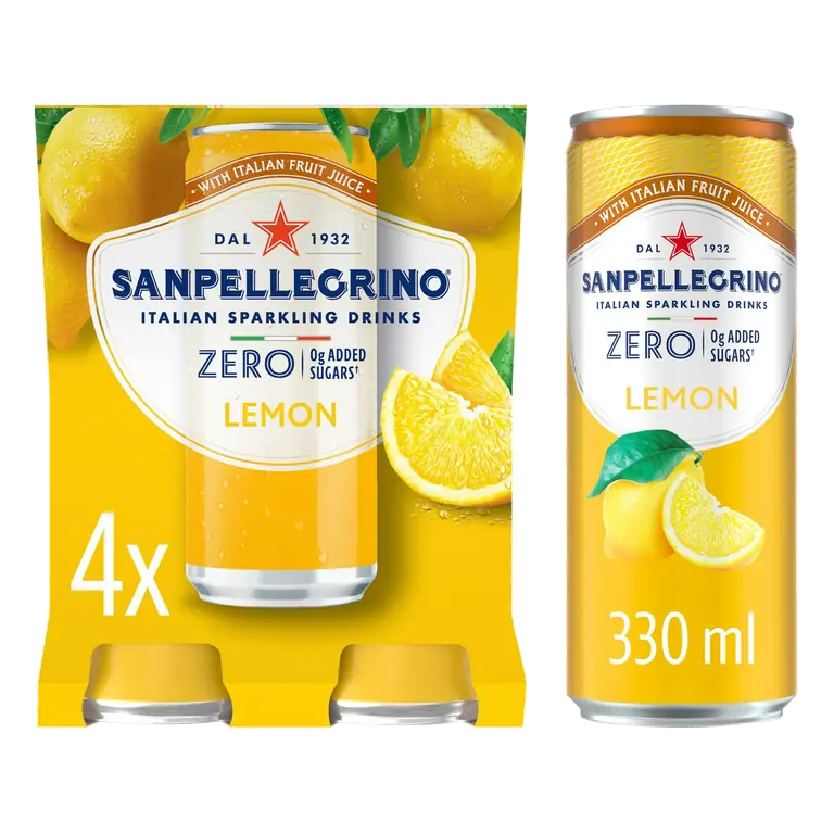 Zero Lemon 4 x 330ml