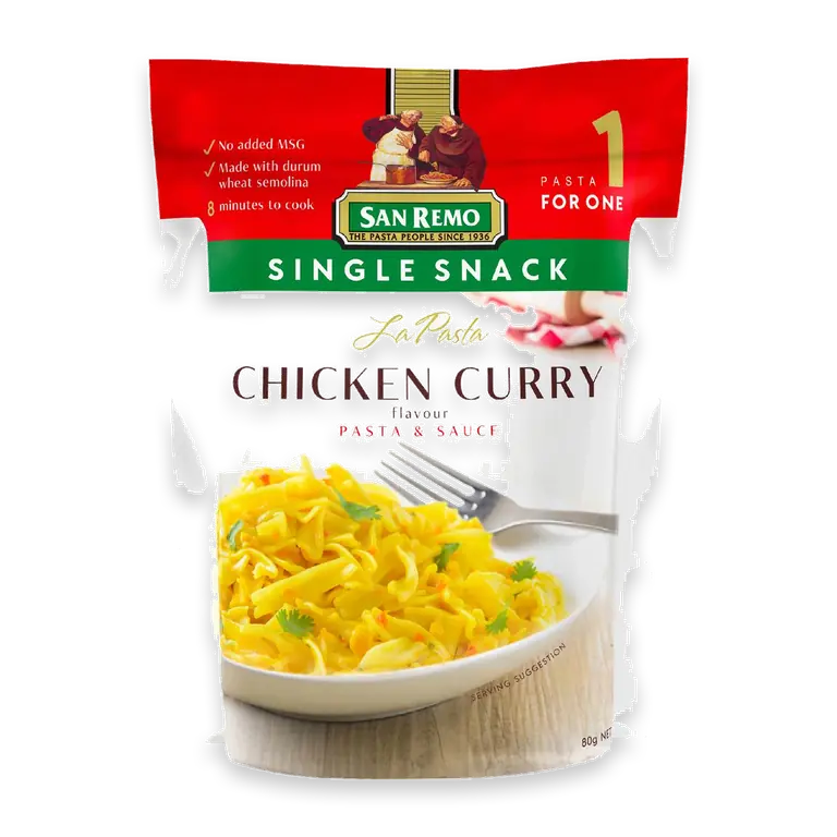 La Pasta Chicken Curry Single Snack