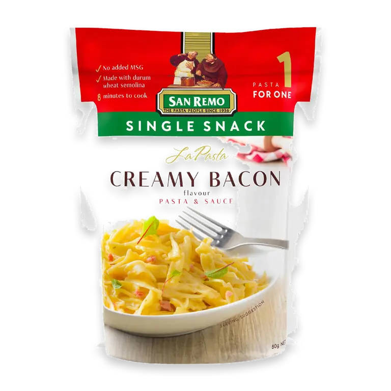 La Pasta Creamy Bacon Single Snack