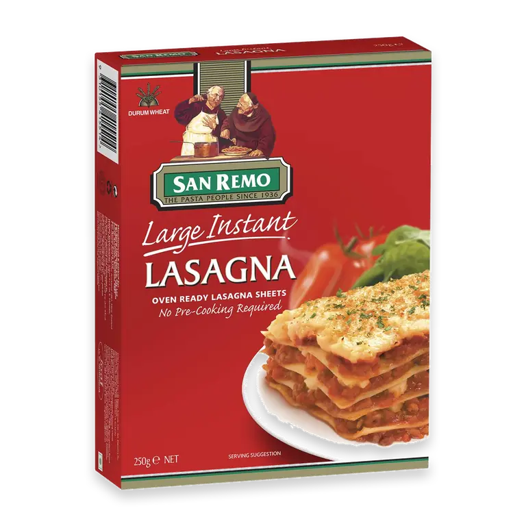 Lasagne Pasta Large