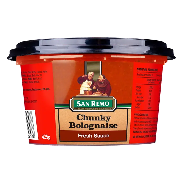 Pasta Sauce Bolognaise Chunky