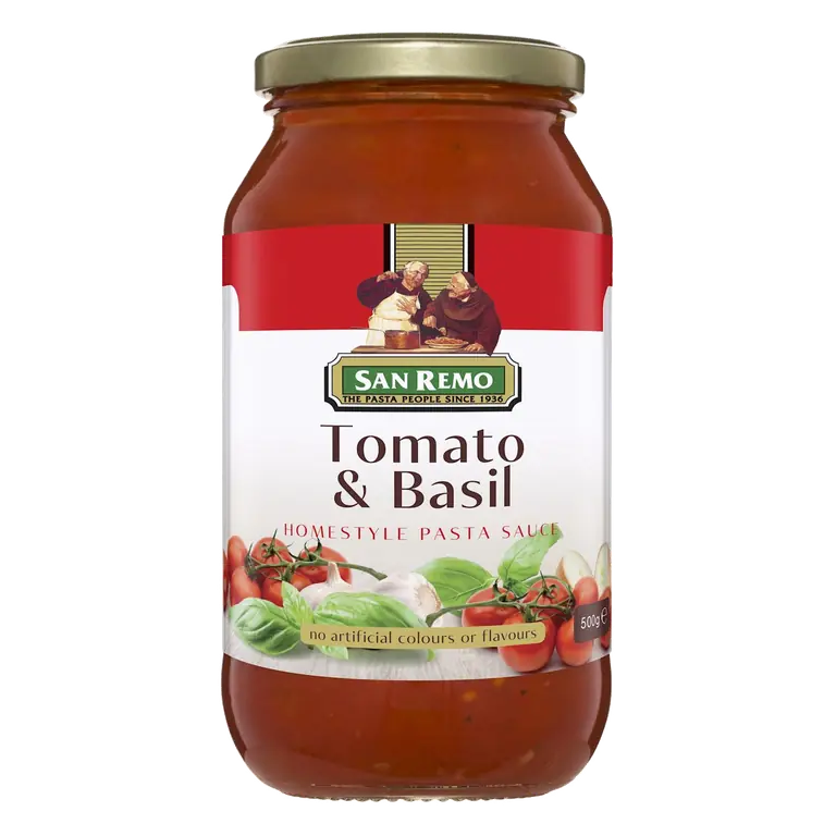 Pasta Sauce Tomato & Basil