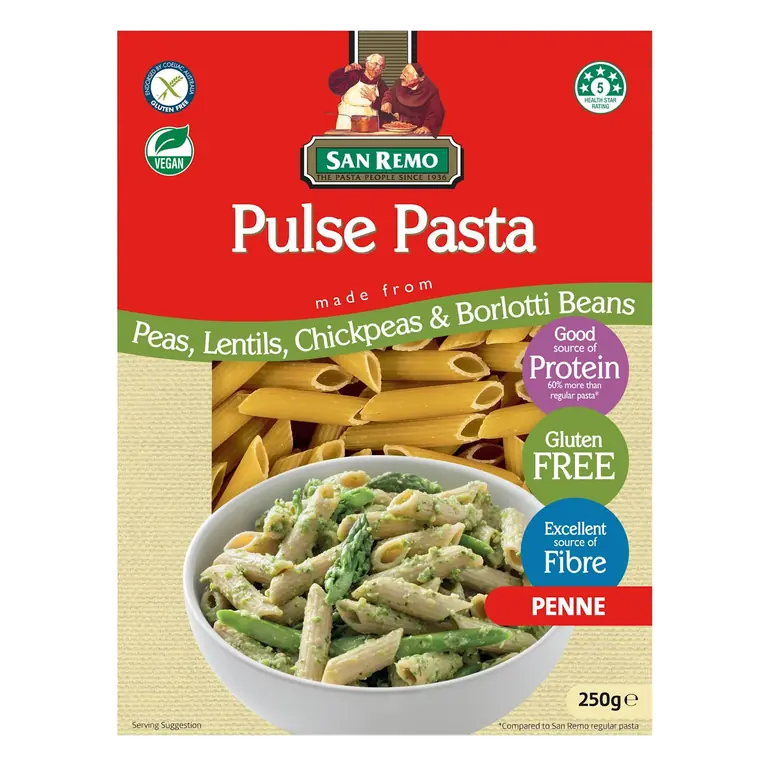 Pulse Pasta Penne Peas, Lentils, Chickpeas & Borlotti Beans
