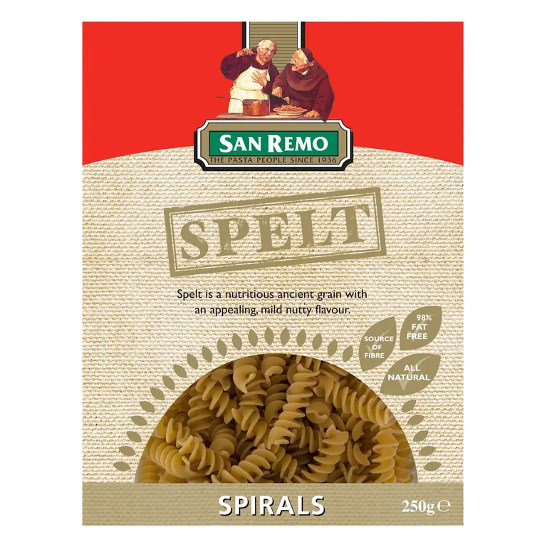 Spelt Spirals