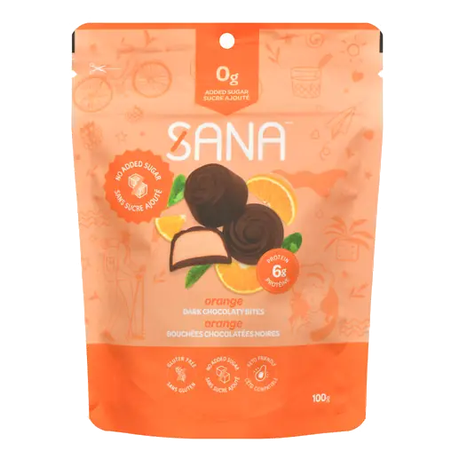 Dark Chocolaty Bites Orange 100 g