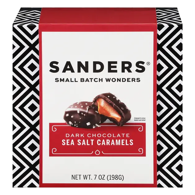 Dark Chocolate Sea Salt Caramels Candy