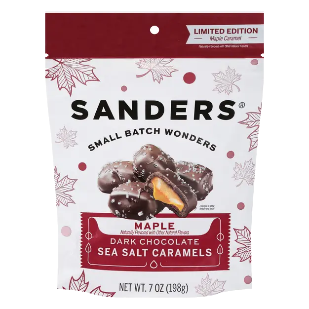 Maple Dark Chocolate Sea Salt Caramels