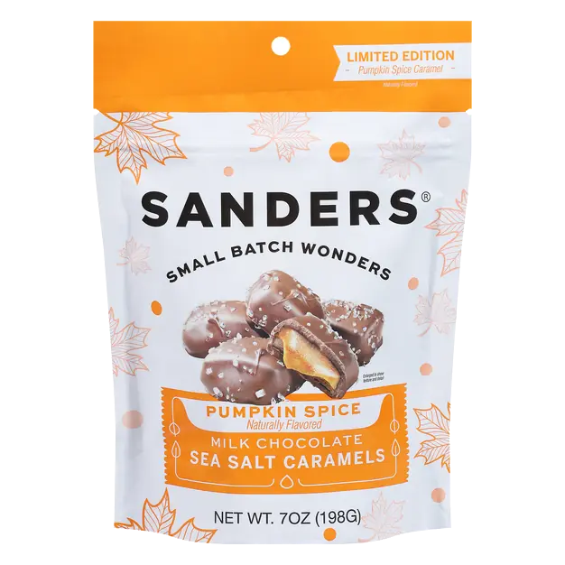 Pumpkin Spice Milk Chocolate Sea Salt Caramels