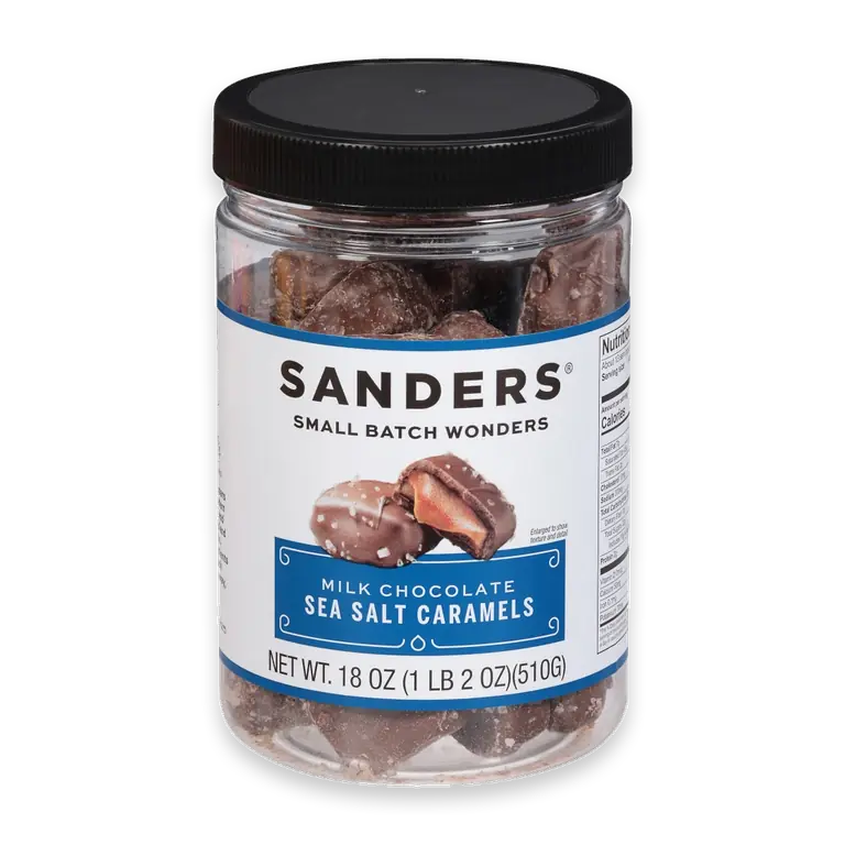 Small Batch Wonders Milk Chocolate Sea Salt Caramels Tub