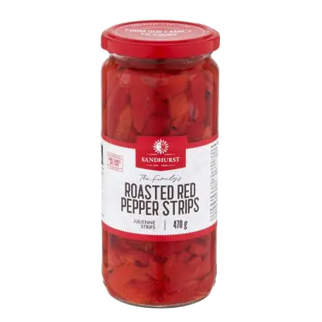 Roasted Red Pepper Strips