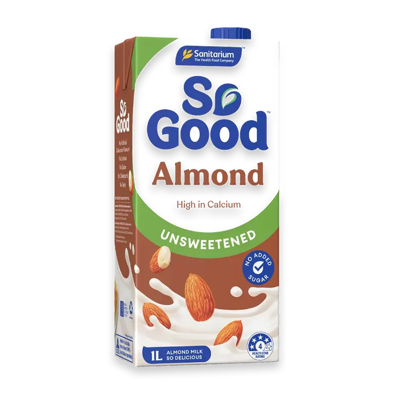 So Good Unsweetened Almond Long Life Milk UHT