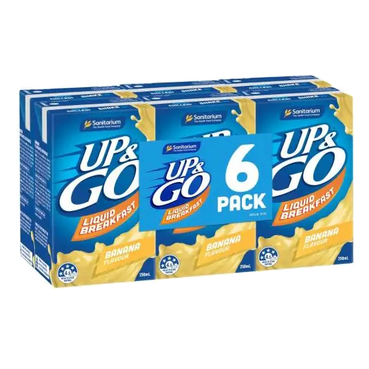 Up&go Cereal Banana 6x250ml