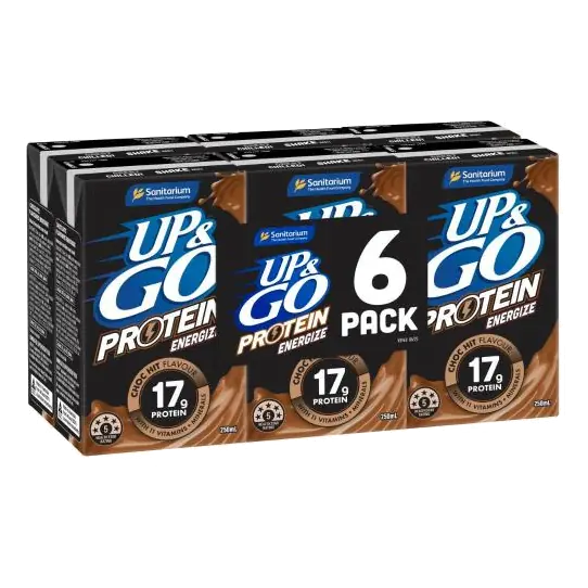 Up&go Protein Energize Choc 6x250ml