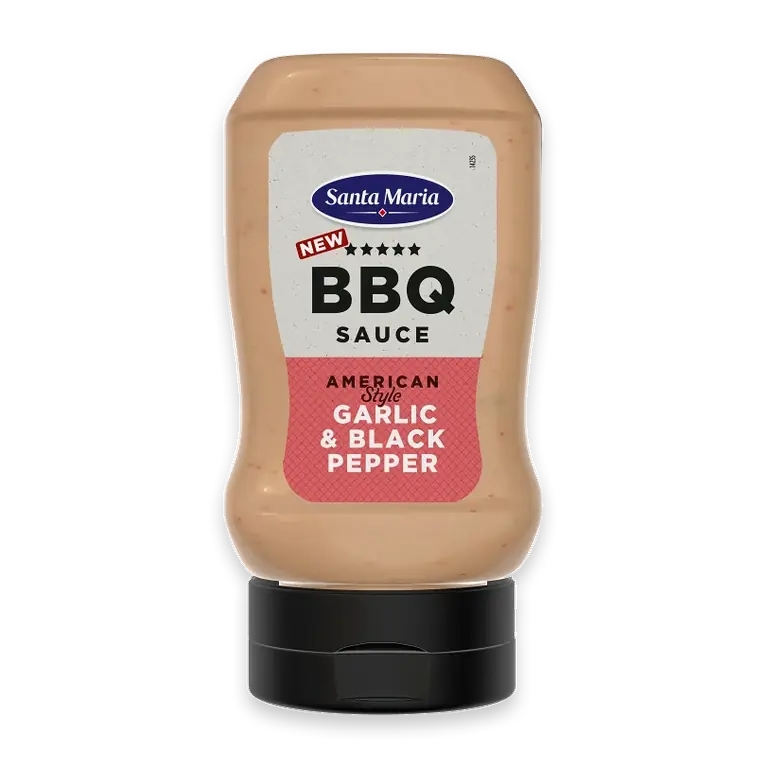 Santa Maria BBQ Sauce Garlic Black Pepper