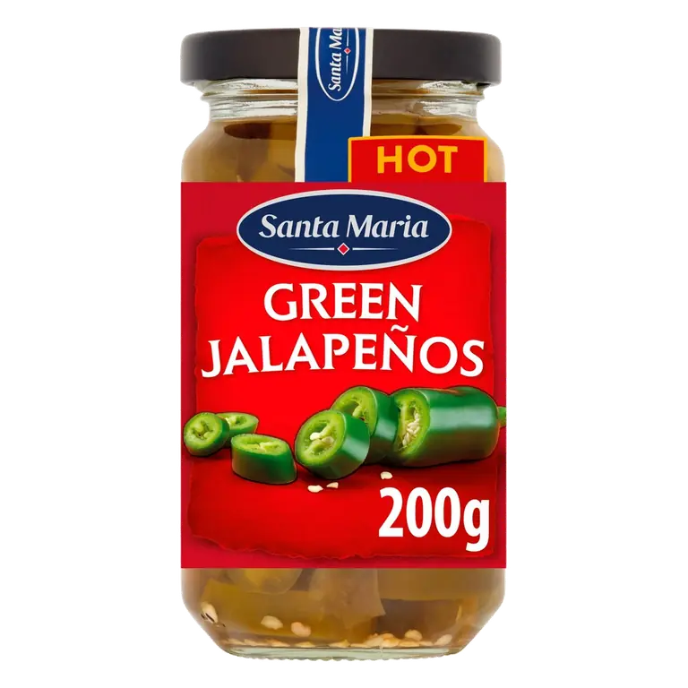 Hot Green Jalapenos 200g