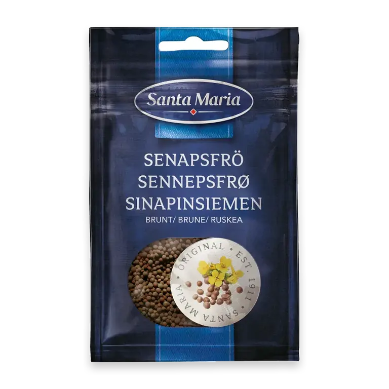 Santa Maria Brunt Senapsfrö