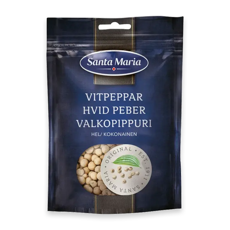 Santa Maria Vitpeppar Hel