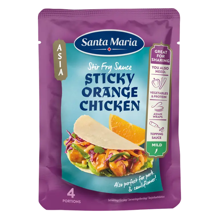 Sticky Orange Chicken