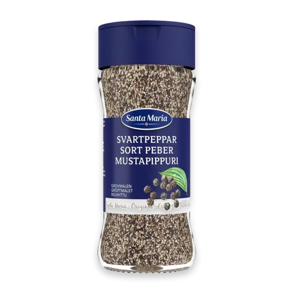 Santa Maria Svartpeppar Grovmalen