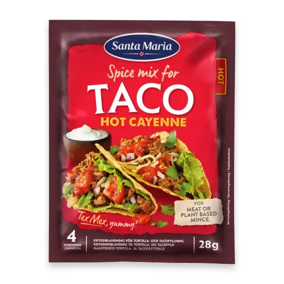 Santa Maria Taco Spice Mix Hot Cayenne