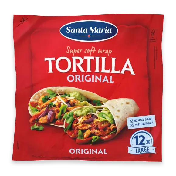 Santa Maria Tortilla Original Large, 12-pack