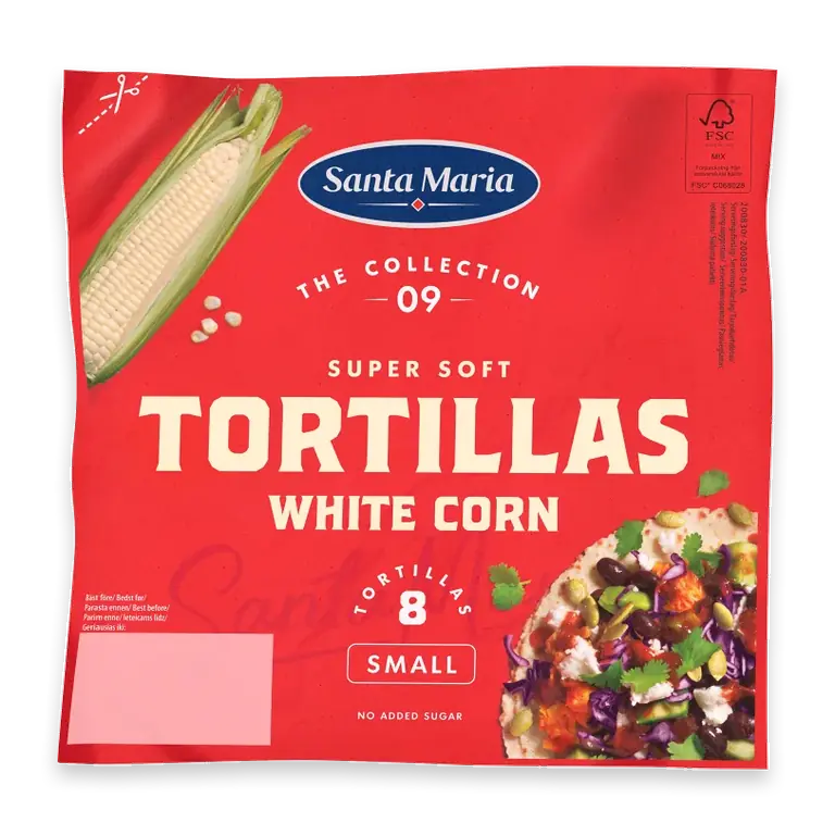 Santa Maria Tortilla White Corn Small