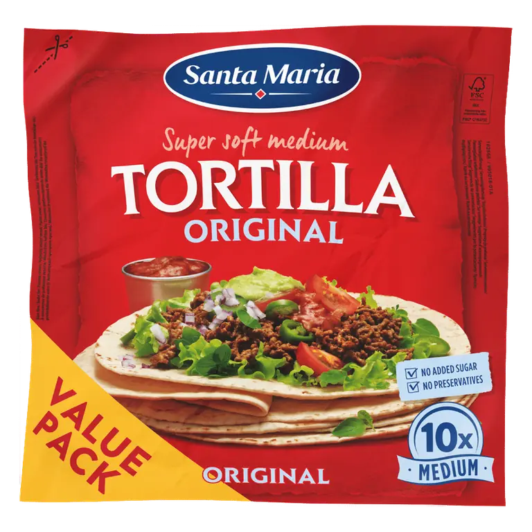 Tortillabröd Medium 10-pack