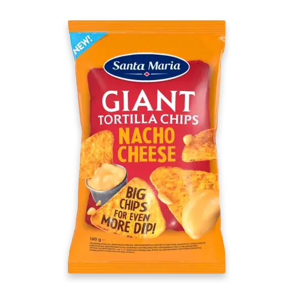 Santa Maria Tortillachips Giant Nacho Cheese