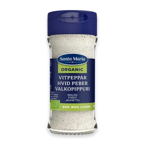 Santa Maria Vitpeppar Malen Organic