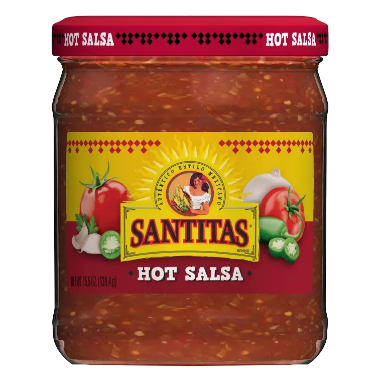 Santitas Salsa Hot Jar Dip, 15.5oz