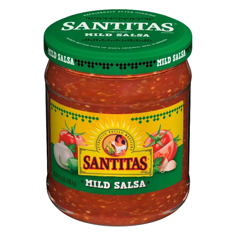 Santitas Salsa Mild Jar Dip, 15.5oz