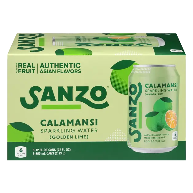Calamansi (Golden Lime) Sparkling Water - 6 pk